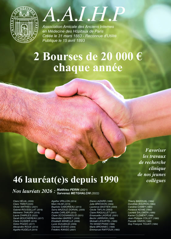 2 Bourses de 20000¤ chaque année